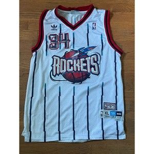 Houston Rockets Akeem/Hakeem Olajuwon 1995-96 Hardwood Classics Jersey, Size XL